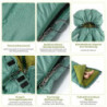 ATEPA Daunenschlafsack,Schlafsack Outdoor, Deckenschlafsack mit 600FP Daunen, wasserabweisend, Schlafsäcke für 4 Jahreszeiten