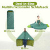 ATEPA Daunenschlafsack,Schlafsack Outdoor, Deckenschlafsack mit 600FP Daunen, wasserabweisend, Schlafsäcke für 4 Jahreszeiten