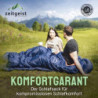 zeitgeist OUTDOOR Schlafsack 3 Jahreszeiten Erwachsene 210x81cm [Stretch] Wasserabweisender Mumienschlafsack Leicht 10°C Komf