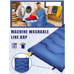 Forceatt Schlafsack Winter, -7 ℃ Bis 20 ℃  2,4kg/210 X 80 cm  4 Jahreszeiten Deckenschlafsäcke Leichtgewichtig, Wasserdicht u
