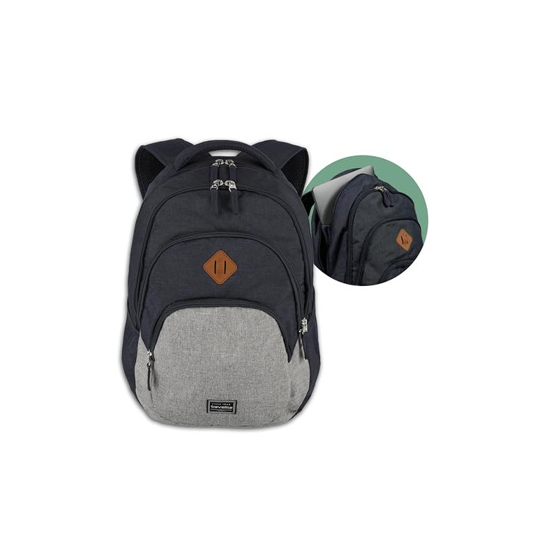 travelite Handgepäck Rucksack, Laptop Rucksack 15,6 Zoll, BASICS, Daypack, Tagesrucksack mit vielen Fächern, 45 cm, 22 Liter travelite Handgepäck Rucksack, Laptop Rucksack 15,6 Zoll, BASICS, Daypack, Tagesrucksack mit vielen Fächern, 45 cm, 22 Liter