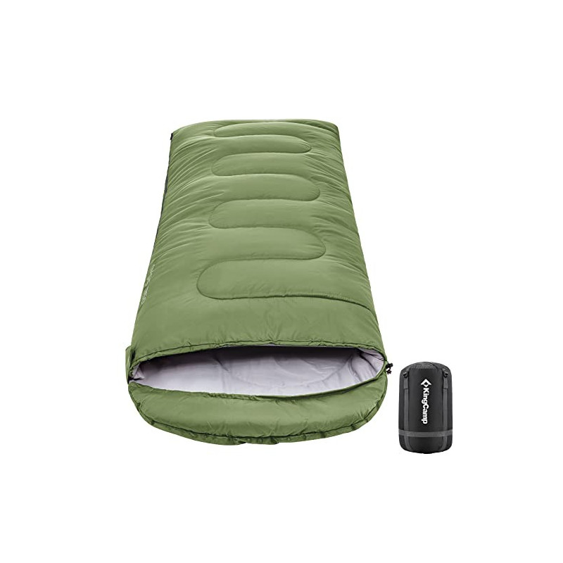 KingCamp - Winterschlafsack Outdoor Warm Tragbar Leicht 3-4 Jahreszeiten Schlafsack für Kinder und Erwachsene Camping Wandern KingCamp - Winterschlafsack Outdoor Warm Tragbar Leicht 3-4 Jahreszeiten Schlafsack für Kinder und Erwachsene Camping Wandern