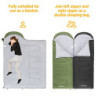 KingCamp - Winterschlafsack Outdoor Warm Tragbar Leicht 3-4 Jahreszeiten Schlafsack für Kinder und Erwachsene Camping Wandern