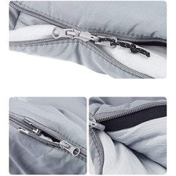 Naturehike Baumwollschlafsack mit Kapuze, 3-Jahreszeiten-Schlafsack, Leicht, Tragbar und Spleißbar, Gefüllt mit 180 g/m2 HHoc