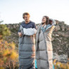 Naturehike Baumwollschlafsack mit Kapuze, 3-Jahreszeiten-Schlafsack, Leicht, Tragbar und Spleißbar, Gefüllt mit 180 g/m2 HHoc