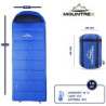 MOUNTREX® Schlafsack für Camping & Outdoor -5°C / 10°C - Deckenschlafsack  205 x 75cm  - 3 Jahreszeiten - Leicht & Warm  1.6 