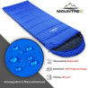 MOUNTREX® Schlafsack für Camping & Outdoor -5°C / 10°C - Deckenschlafsack  205 x 75cm  - 3 Jahreszeiten - Leicht & Warm  1.6 
