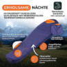 Tourbold Daunenschlafsack Outdoor | 3 Jahreszeiten | Ultraleicht  1250 g  | Kleines Packmaß | Extra Langer Reißverschluss | K