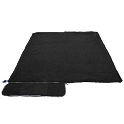 your GEAR XXL Schlafsack Sumatra -7°C Warmer Deckenschlafsack 230x100 cm 3-4 Jahreszeiten Futter aus 100% Baumwolle Blau Grau