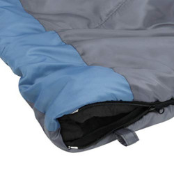 your GEAR XXL Schlafsack Sumatra -7°C Warmer Deckenschlafsack 230x100 cm 3-4 Jahreszeiten Futter aus 100% Baumwolle Blau Grau