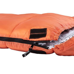 Skandika Schlafsack Vegas | XXL Mumienschlafsack mit Polycotton Innenfutter, für Erwachsene, koppelbar, 3 Jahreszeiten, bis -