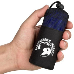 Backpackers Journey Hüttenschlafsack  nur 168g , ultraleichter und platzsparender Reiseschlafsack aus Mikrofaser. Ideal für 
