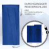 Miqio® 2in1 Baumwoll-Hüttenschlafsack mit durchgängigem Reißverschluss  Koppelbar : Leichter Komfort Reiseschlafsack und XL R