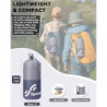 Sportneer Hüttenschlafsack – 2 in1 Hüttenschlafsack Reise-Schlafsack  450 g , Schlafsack Inlett mit durchgängigem Reißverschl