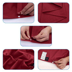 Queta Hüttenschlafsack Schlafsack Reiseschlafsack mit Tragetasche Ideal für Innen Hostels Berghütten Jugendherbergen Camping 