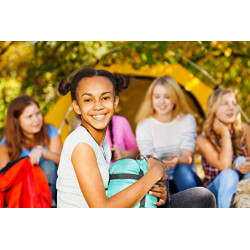 meteor Premium Kinder-Schlafsack Sommer Ultra-leicht Kinder Hüttenschlafsack Komfortbel Jugendliche Camping Deckenschlafsack 