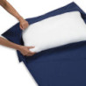 Silkrafox Cotton XL extra großer Hüttenschlafsack Baumwolle mit Reißverschluss und Kissen Fach Leichter Sommer Schlafsack Inl