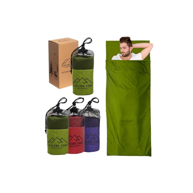Highland Camp Hüttenschlafsack grün Highland Camp Hüttenschlafsack grün