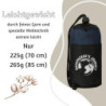 Backpackers Journey Hüttenschlafsack Ultraleicht  nur 225g  aus 100% Baumwolle. Hygieneschlafsack ohne Reissverschluss  Kein