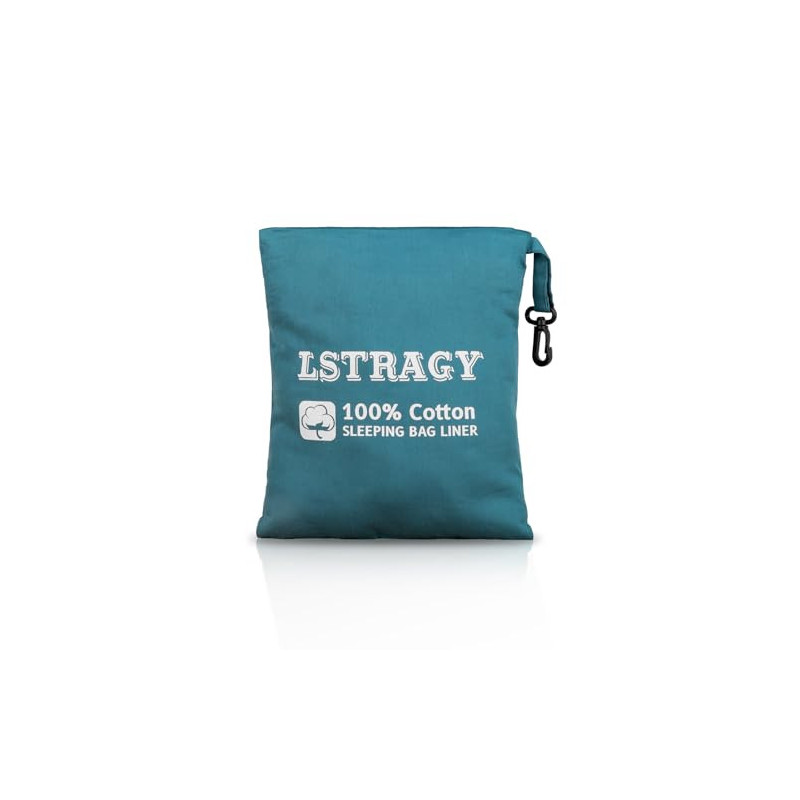 Hüttenschlafsack Baumwolle Leichtgewicht,560g Dünnes Schlafsack Inlett Baumwolle  100% ,Reiseschlafsack kleines Packmaß und w
