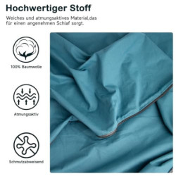 Hüttenschlafsack Baumwolle Leichtgewicht,560g Dünnes Schlafsack Inlett Baumwolle  100% ,Reiseschlafsack kleines Packmaß und w