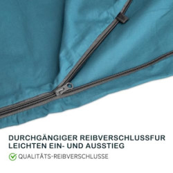 Hüttenschlafsack Baumwolle Leichtgewicht,560g Dünnes Schlafsack Inlett Baumwolle  100% ,Reiseschlafsack kleines Packmaß und w