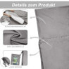 WILLNORN Hüttenschlafsack 100% Baumwolle - Klein und Dünn Travel Sheet, XL 220 x 95 cm - Atmungsaktiv & Kompakt - Reiseschlaf