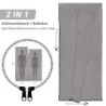 WILLNORN Hüttenschlafsack 100% Baumwolle - Klein und Dünn Travel Sheet, XL 220 x 95 cm - Atmungsaktiv & Kompakt - Reiseschlaf