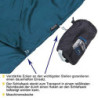 BROWINT Seidenschlafsack, Hüttenschlafsack aus 100% Naturseide, Extrabreite 220x110cm, 220x87cm, 185x87cm, Schlafsack Inlett,