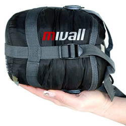 Mivall Ultraleichter Hüttenschlafsack - Klein, leicht und wärmend - Sommerschlafsack 720g
