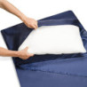 Silkrafox Compact for 2 – ultraleichter Hüttenschlafsack für 2 Personen, Inlay aus Mikrofaser, Kunst-Seidenschlafsack, Sommer