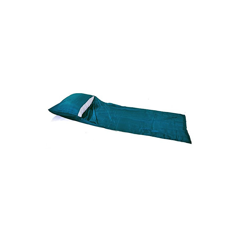 Marycrafts Seidenschlafsack Aus 100% Naturseide, Hüttenschlafsack Inlett Sommerschlafsack Aus Echter Seide 210 x 84 cm Blau Marycrafts Seidenschlafsack Aus 100% Naturseide, Hüttenschlafsack Inlett Sommerschlafsack Aus Echter Seide 210 x 84 cm Blau