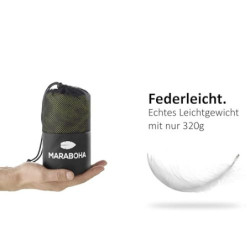 Maraboha Hüttenschlafsack - Leicht, weiche Mikrofaser, Kissenfach - Top-Marke für Reisende & Backpacker