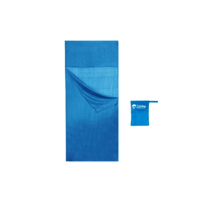 Vagabag Hüttenschlafsack Insektenschutz Seide - Reiseschlafsack Ultraleicht - Als Sommer Schlafsack und Schlafsack Inlay geei