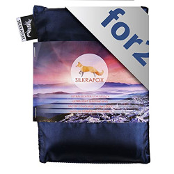 Silkrafox for 2 - ultraleichter Schlafsack für 2 Personen, Hüttenschlafsack, Inlett, Sommerschlafsack, Kunst- Seidenschlafsac