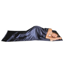 Silkrafox for 2 - ultraleichter Schlafsack für 2 Personen, Hüttenschlafsack, Inlett, Sommerschlafsack, Kunst- Seidenschlafsac