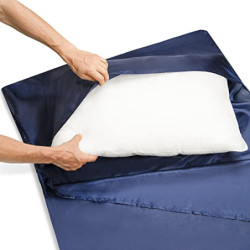 Silkrafox Compact XL – extragroßer Hüttenschlafsack, Ultraleicht Inlett aus Mikrofaser, Kunst-Seidenschlafsack, Sommer Schlaf