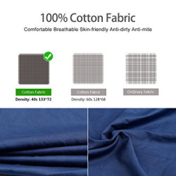 MYCARBON Hüttenschlafsack Leicht Schlafsack Camping Sommer Inlett 100% Baumwolle Groß 90 * 220cm für Erwachsene bis 190cm All