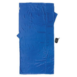 Cocoon Hüttenschlafsack aus Seide, Dunkelblau, 94"x46"