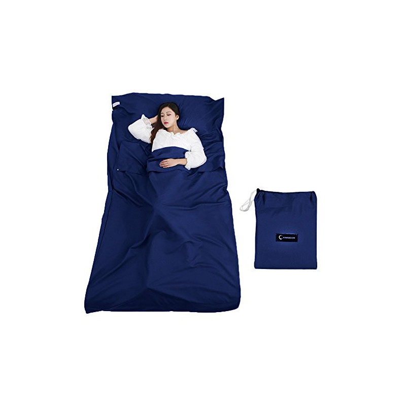 Queta Hüttenschlafsack Schlafsack Reiseschlafsack mit Tragetasche Ideal für Innen Hostels Berghütten Jugendherbergen Camping Queta Hüttenschlafsack Schlafsack Reiseschlafsack mit Tragetasche Ideal für Innen Hostels Berghütten Jugendherbergen Camping