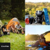 Outtec Isomatte Touristenmatte mit Isolierender Aluminiumschicht - Eva-Schaum - Iso Matte Alumatte - Zeltmatte Schlafmatte - 
