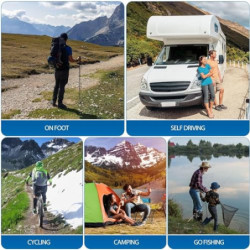 Isomatte Faltbar 180x57cm Ultraleicht Schaumstoff Campingmatte, Wetterfest Faltbare Camping Isomatte für Outdoor-Abenteuer