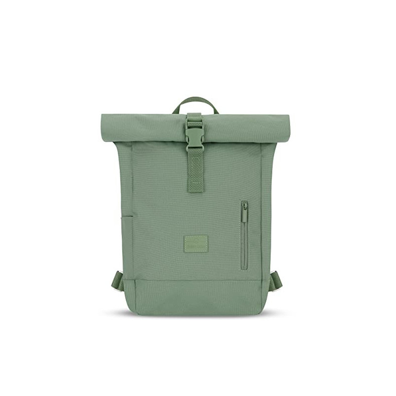 Johnny Urban Rucksack Damen & Herren Klein Grün - Robin Small - Kleiner Rolltop Daypack mit 12 Zoll Laptopfach - Tagesrucksac Johnny Urban Rucksack Damen & Herren Klein Grün - Robin Small - Kleiner Rolltop Daypack mit 12 Zoll Laptopfach - Tagesrucksac