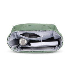Johnny Urban Rucksack Damen & Herren Klein Grün - Robin Small - Kleiner Rolltop Daypack mit 12 Zoll Laptopfach - Tagesrucksac