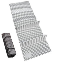 campMax Outdoor Thermomatte 18mm dick, 185 x 55cm geschlossenzellige Schaumstoff-Isomatte Faltbare, ultraleichte Akkordeon-Sc