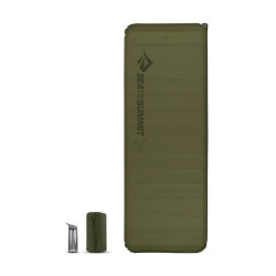 Sea to Summit - Camp Plus Self Inflating Isomatte Regular Wide - Dicke & warme Schlafmatte - Reparatur-Kit & Pillow Lock-Syst