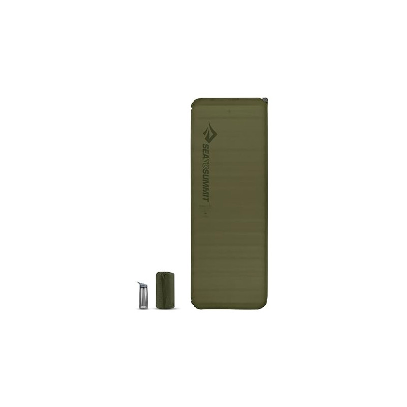 Sea to Summit - Camp Plus Self Inflating Isomatte Regular Wide - Dicke & warme Schlafmatte - Reparatur-Kit & Pillow Lock-Syst Sea to Summit - Camp Plus Self Inflating Isomatte Regular Wide - Dicke & warme Schlafmatte - Reparatur-Kit & Pillow Lock-Syst