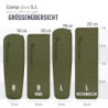 Sea to Summit - Camp Plus Self Inflating Isomatte Regular Wide - Dicke & warme Schlafmatte - Reparatur-Kit & Pillow Lock-Syst