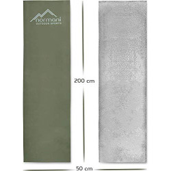 Isomatte Compact Aluminium Thermo Matte Isoliermatte Camping Outdoor leicht Farbe Olive