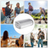 Thermo-Aluminium-Campingmatte – Silberne Camping-Bodenmatte | Aluminium-Isomatte | Doppelseitige Mattenunterlage aus Aluminiu